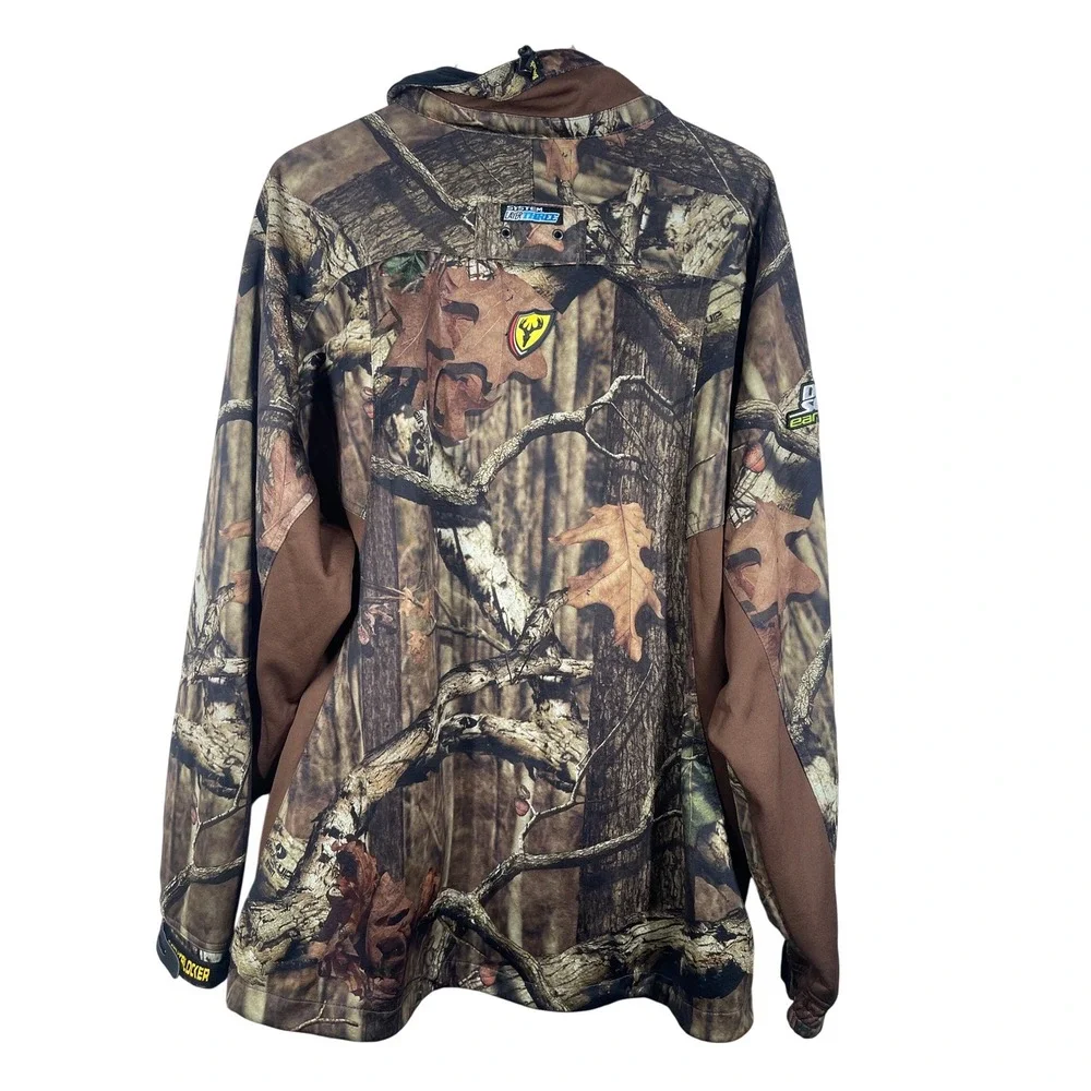ScentBlocker Dream Season Mossy Oak Camo Hunting Jacket Mens XL Full Zip Carbon